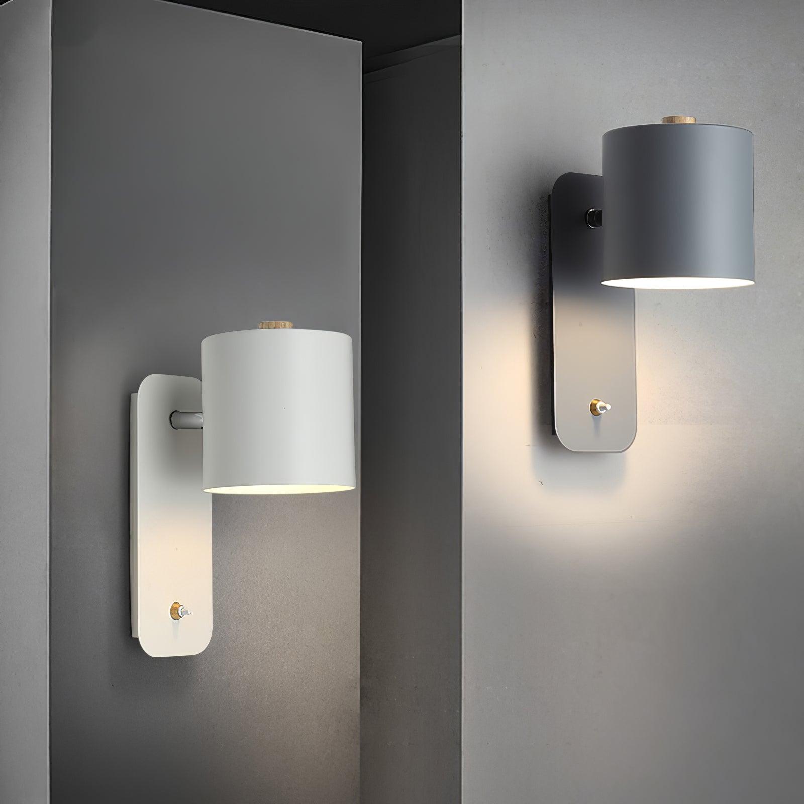 Quella Rotatable Cylinder Wall Lamp - Lamp Copper