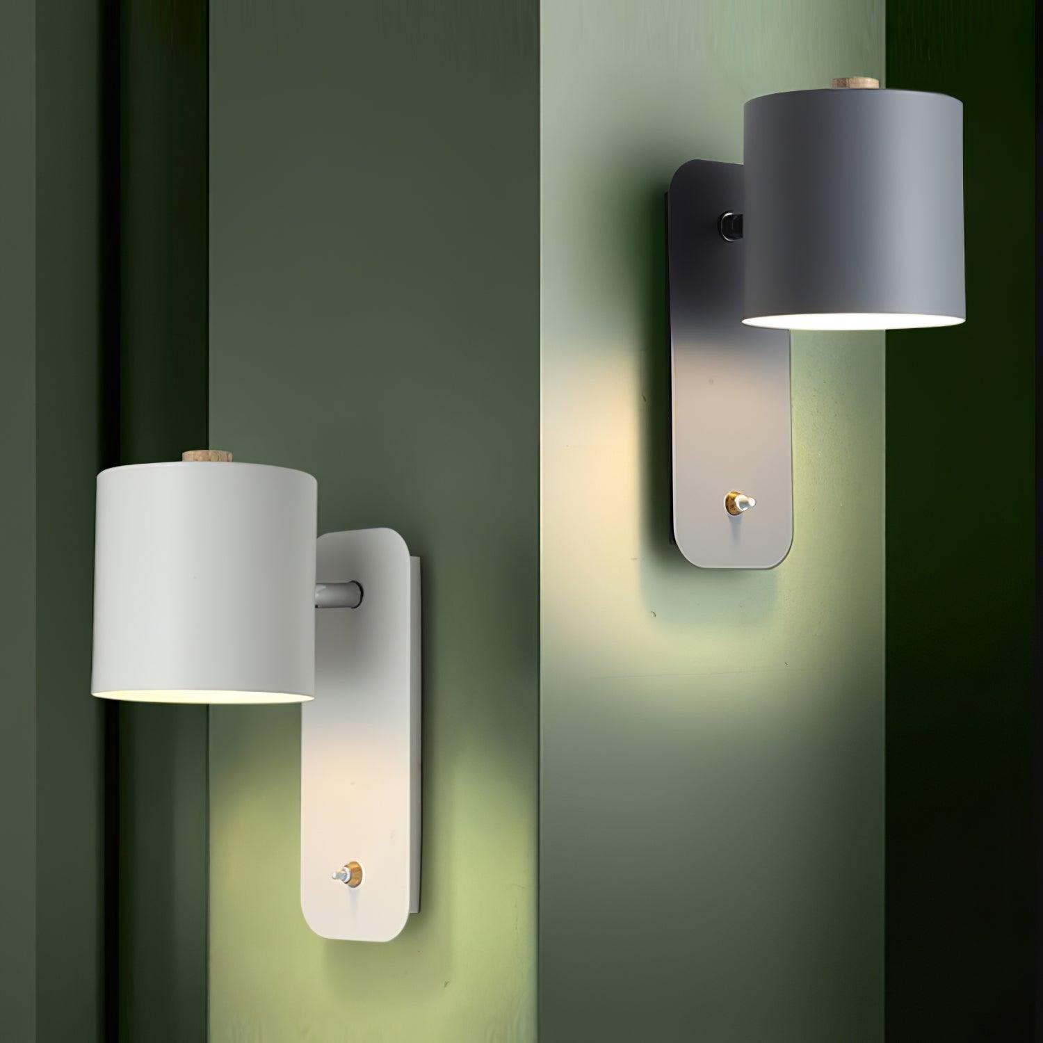 Quella Rotatable Cylinder Wall Lamp - Lamp Copper
