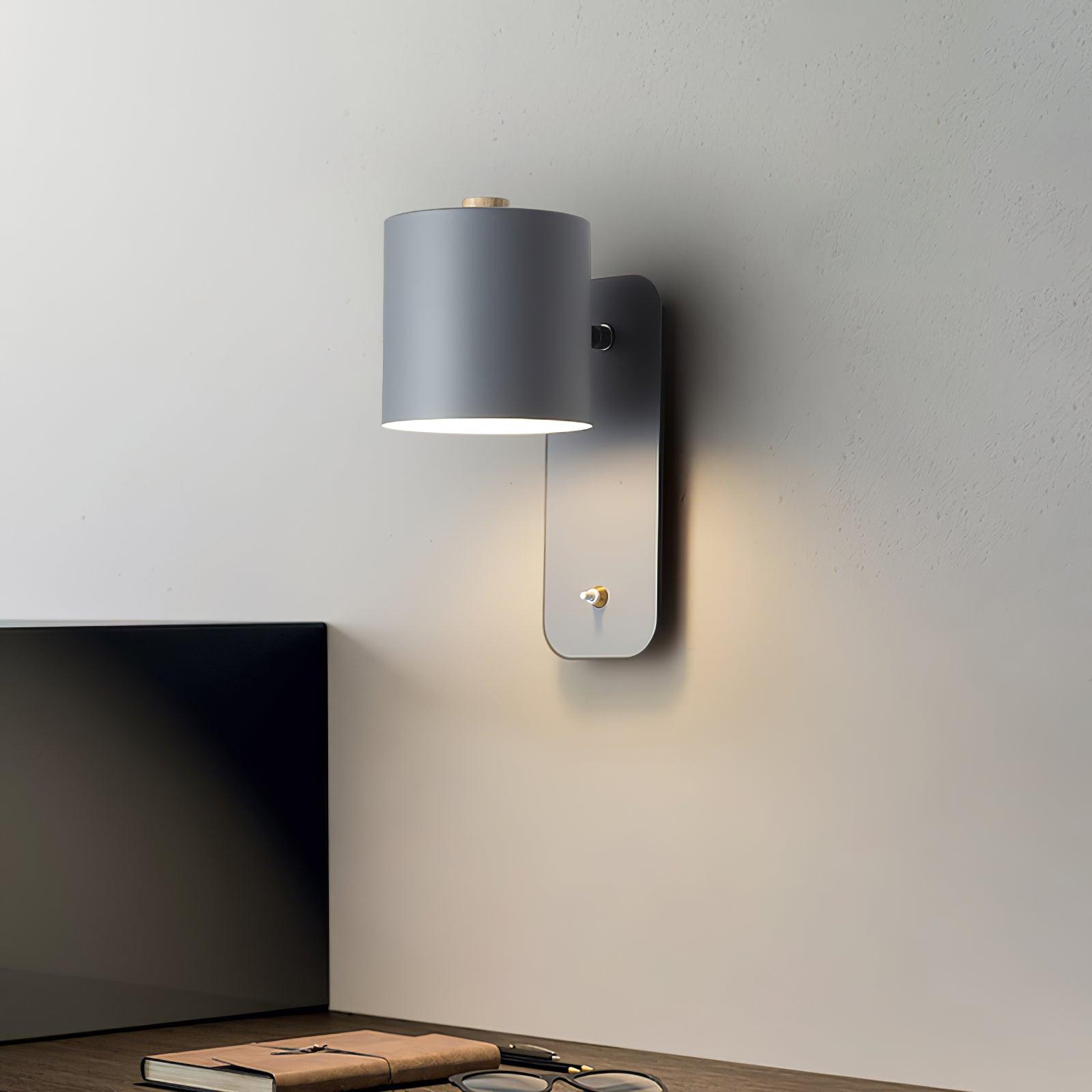 Quella Rotatable Cylinder Wall Lamp - Lamp Copper