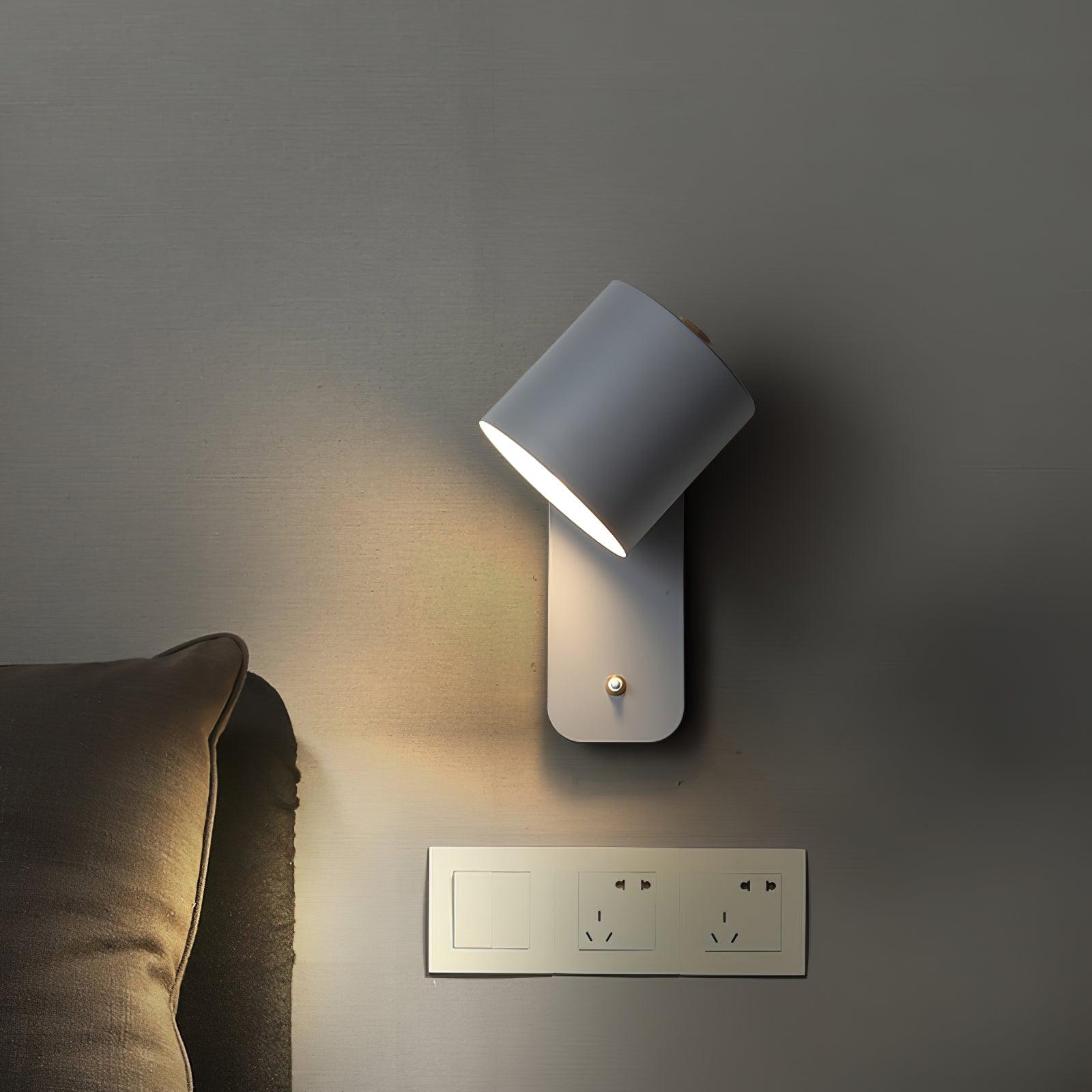Quella Rotatable Cylinder Wall Lamp - Lamp Copper