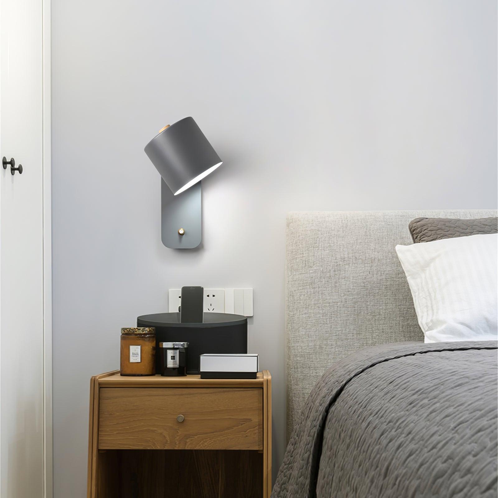 Quella Rotatable Cylinder Wall Lamp - Lamp Copper