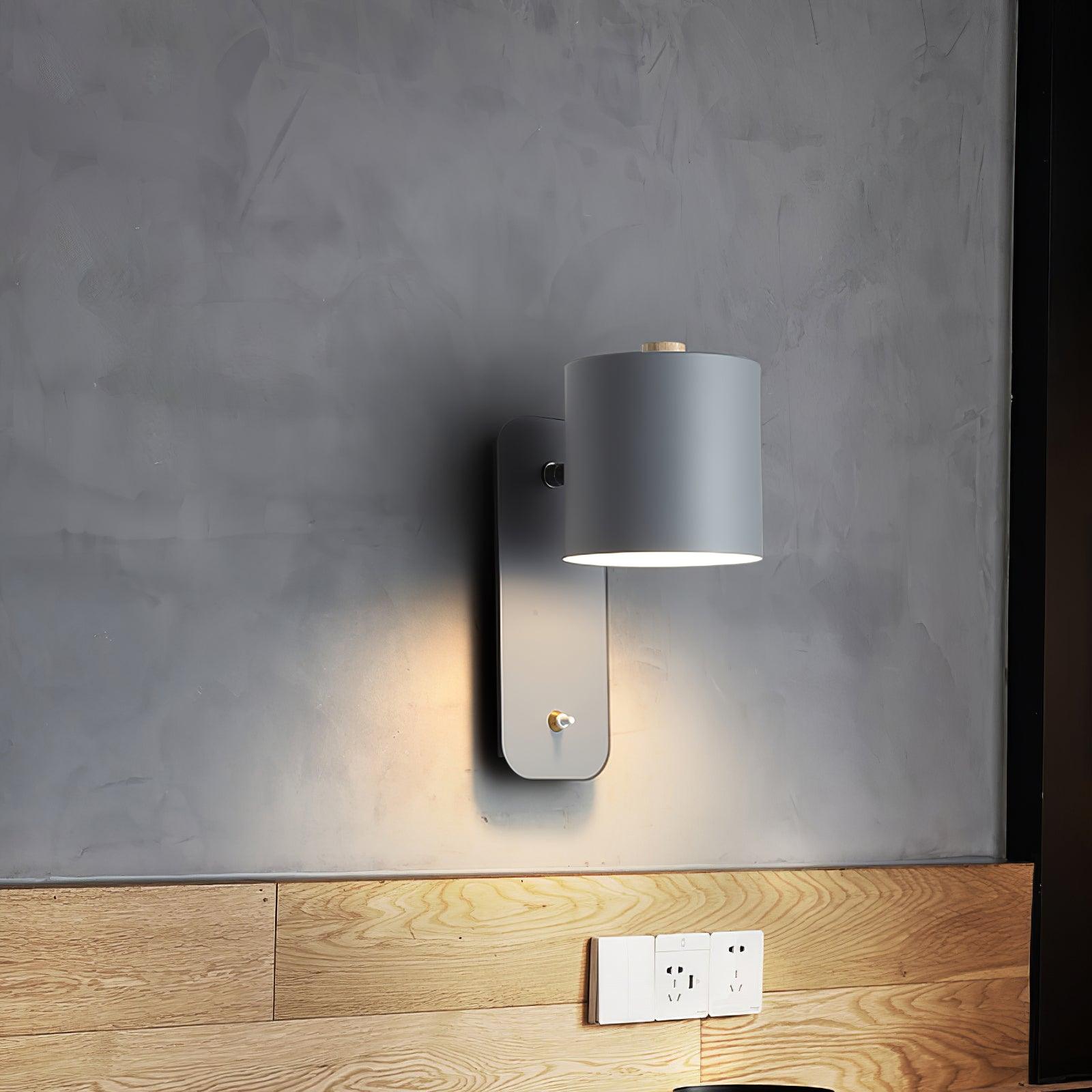 Quella Rotatable Cylinder Wall Lamp - Lamp Copper
