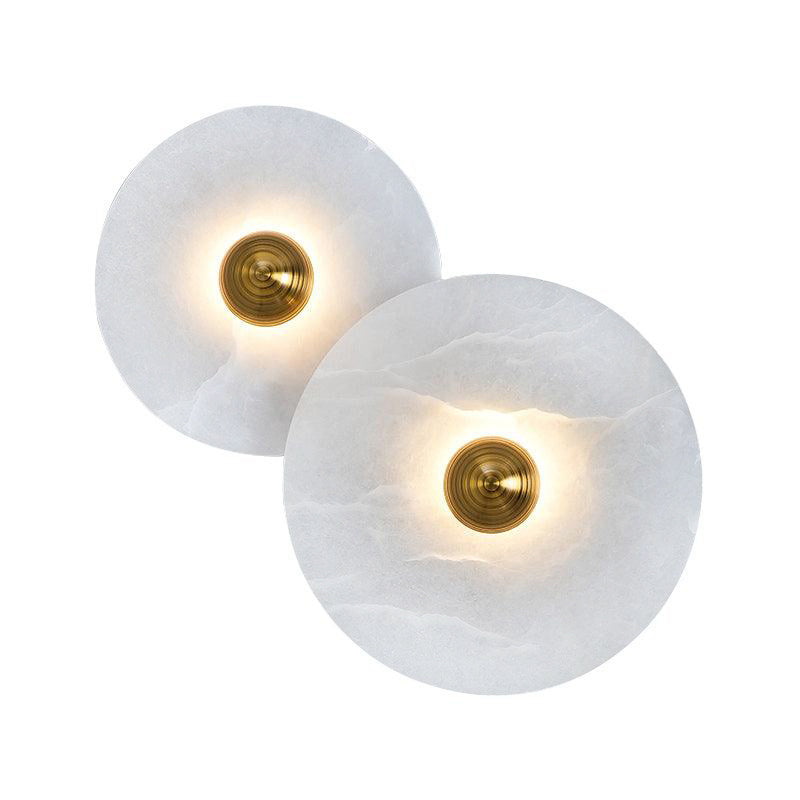 Cryn Alabaster Combination Wall Lamp - Lamp Copper