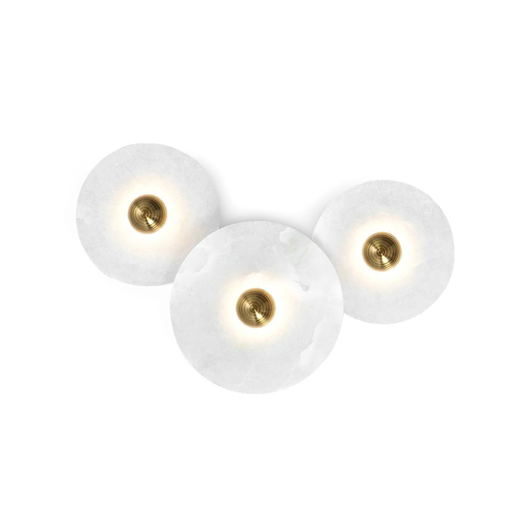 Cryn Alabaster Combination Wall Lamp - Lamp Copper