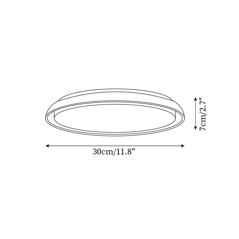 Halo Round Travertine Ceiling Light - Lamp Copper