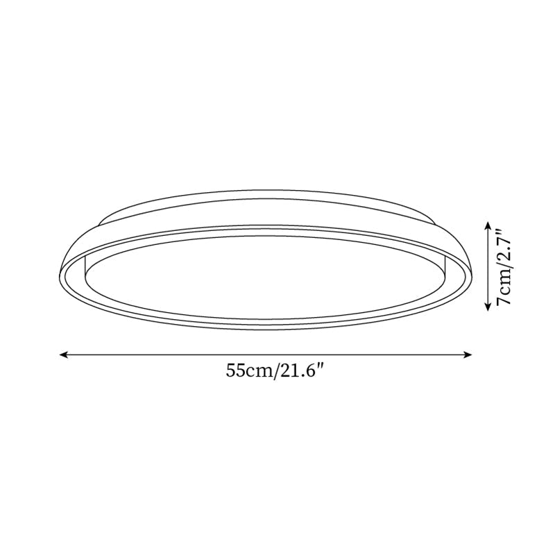 Halo Round Travertine Ceiling Light - Lamp Copper