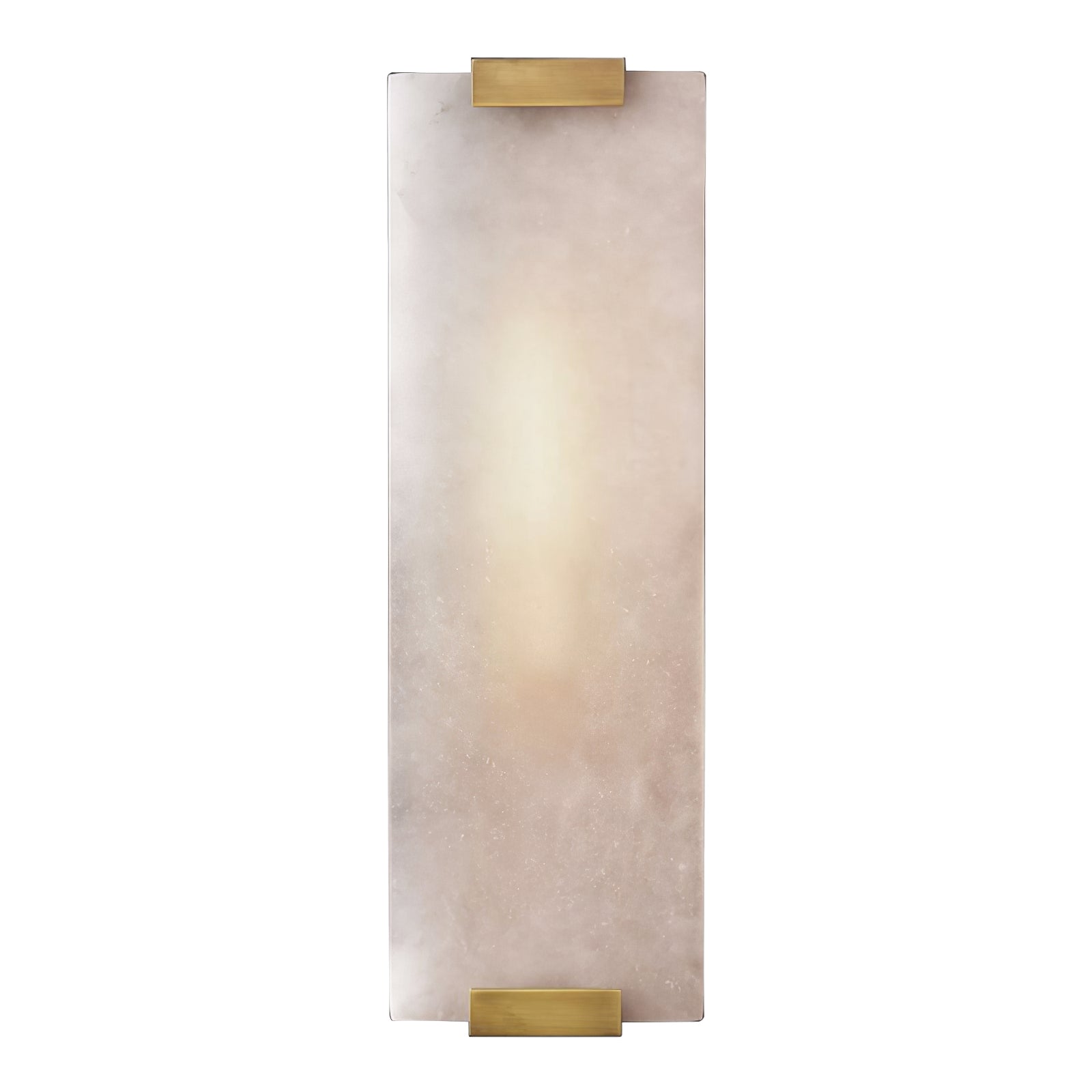 Roux Wall Lamp Alabaster Panel Glow - Lamp Copper