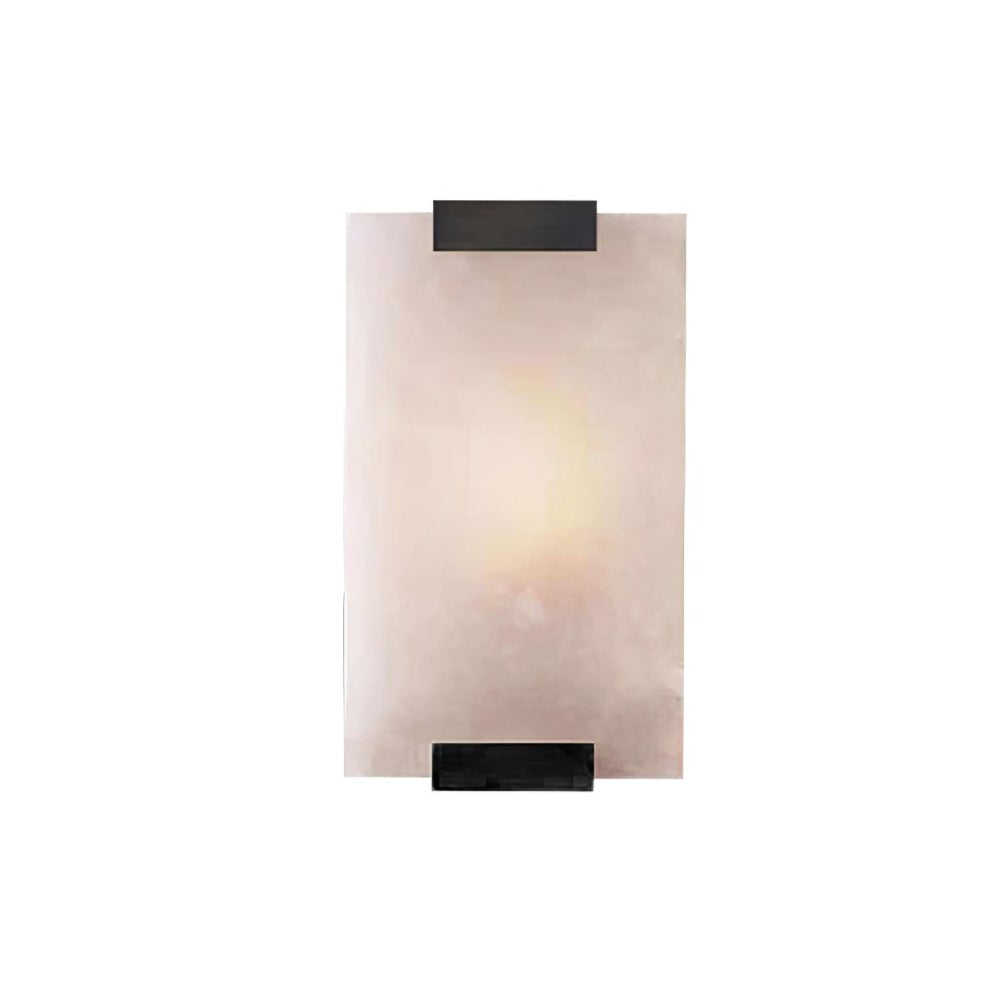 Roux Wall Lamp Alabaster Panel Glow - Lamp Copper