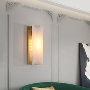 Roux Wall Lamp Alabaster Panel Glow - Lamp Copper