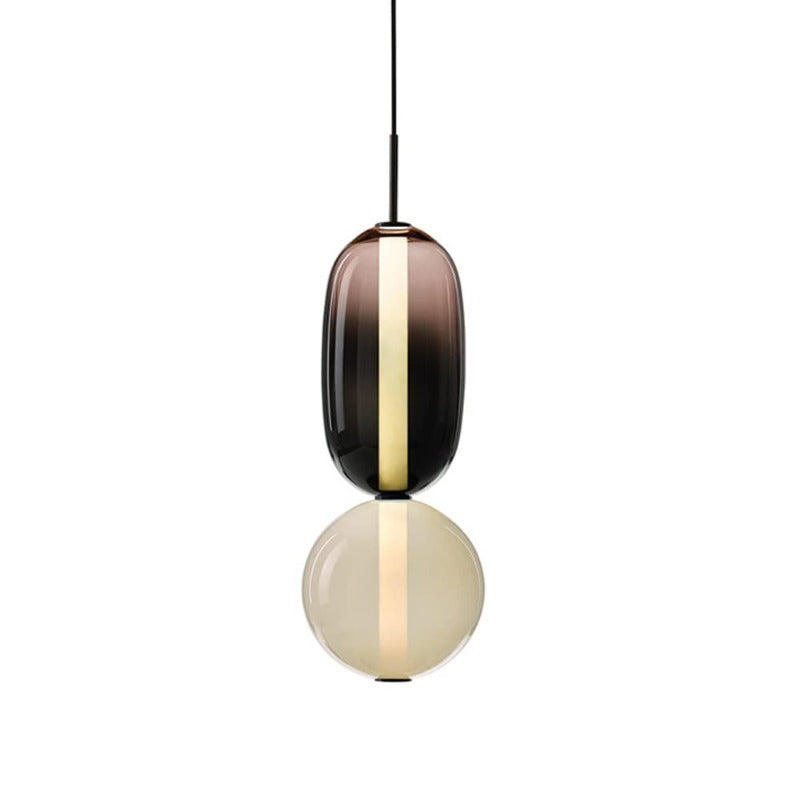 Syro Pendant Light Candied Glass - Lamp Copper