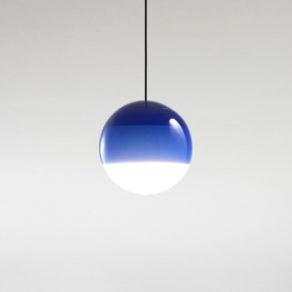 Edith Colorful Glass Pendant Light - Lamp Copper