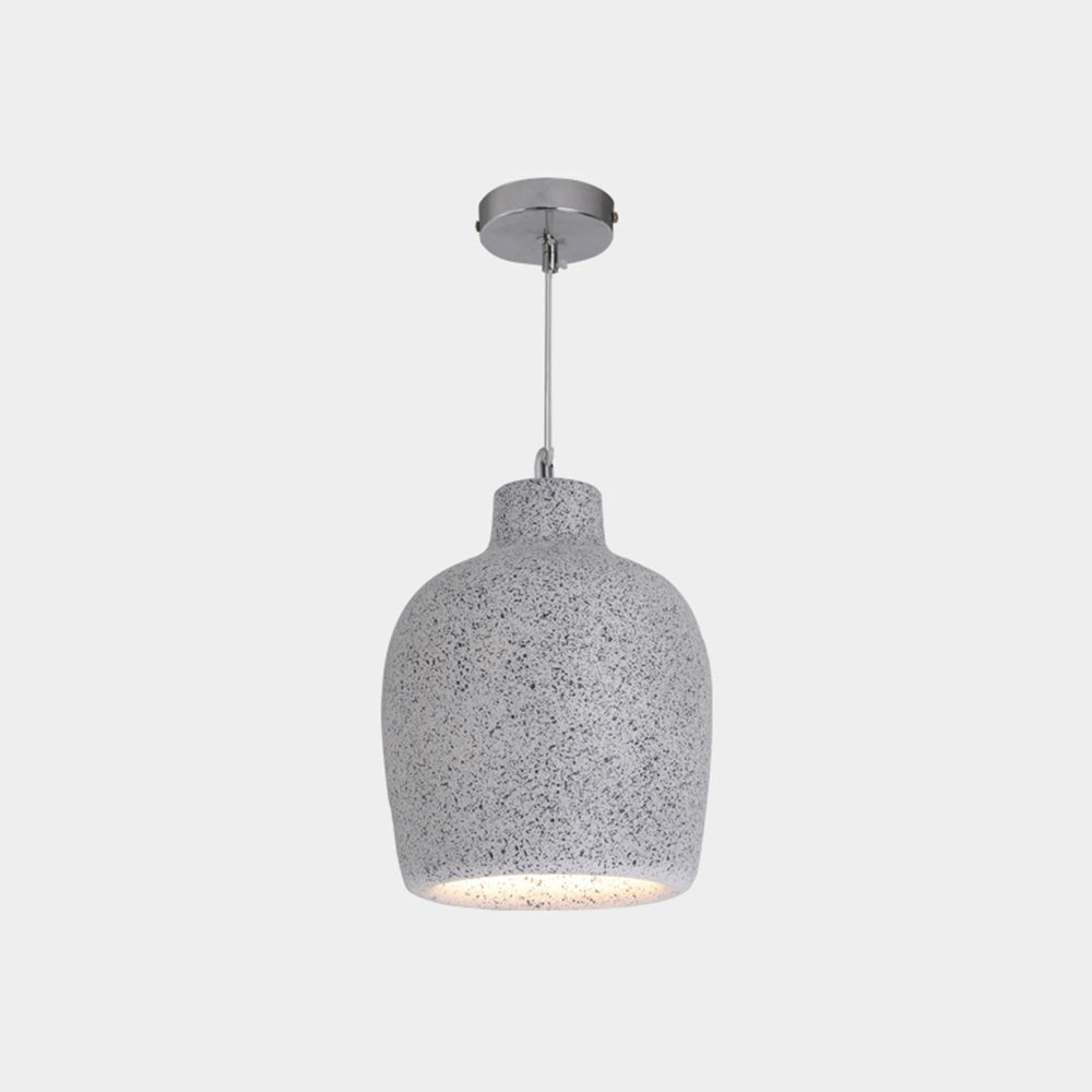 Avi Wabi Sabi Jar Shaped Resin Pendant Light, 4 Color - Lamp Copper