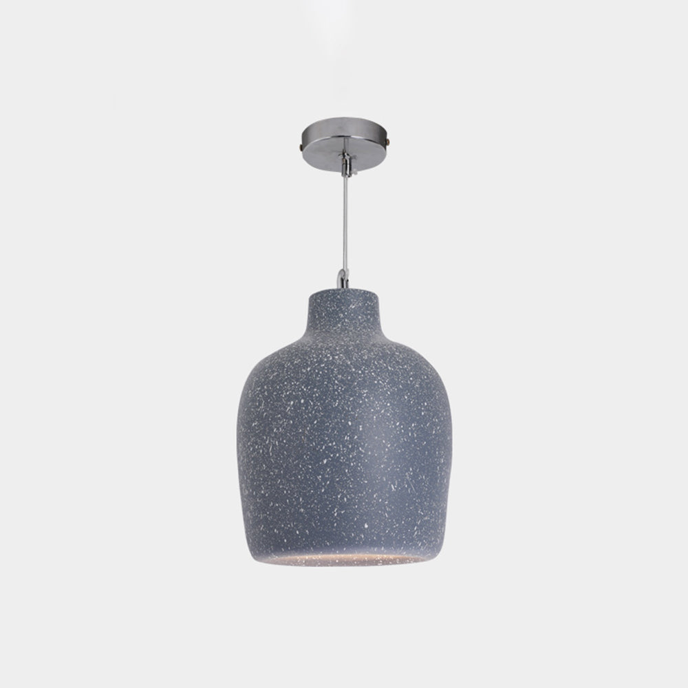 Avi Wabi Sabi Jar Shaped Resin Pendant Light, 4 Color - Lamp Copper