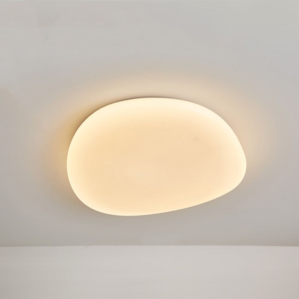 Sayu Flush Mount Ceiling Light, Pebbles Shape - Lamp Copper