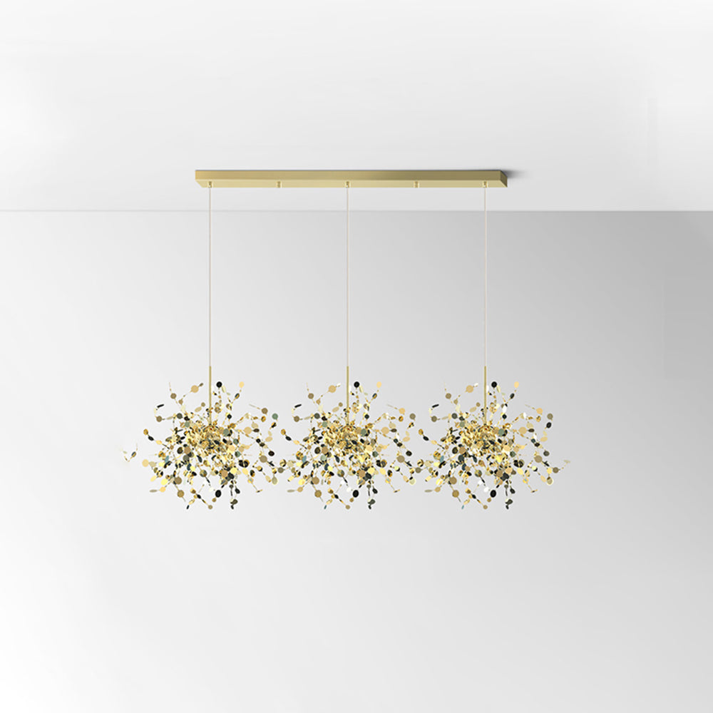 Olivia Artsy Classy Cluster Fireworks Pendant Light, Stainless steel - Lamp Copper