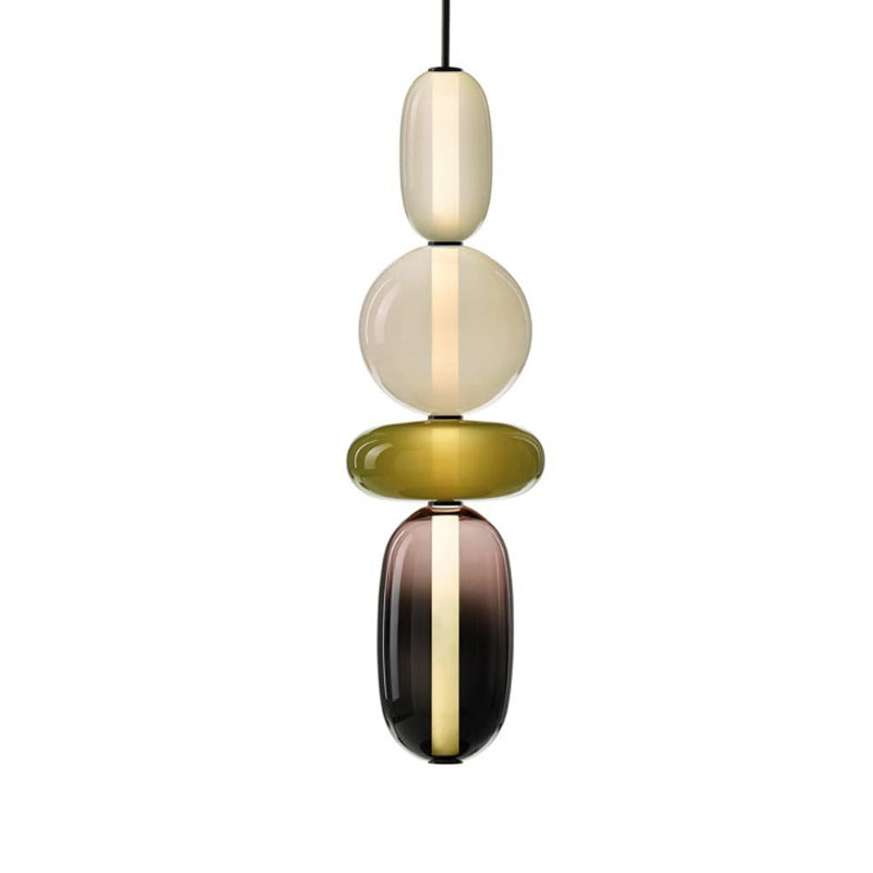 Syro Pendant Light Candied Glass - Lamp Copper
