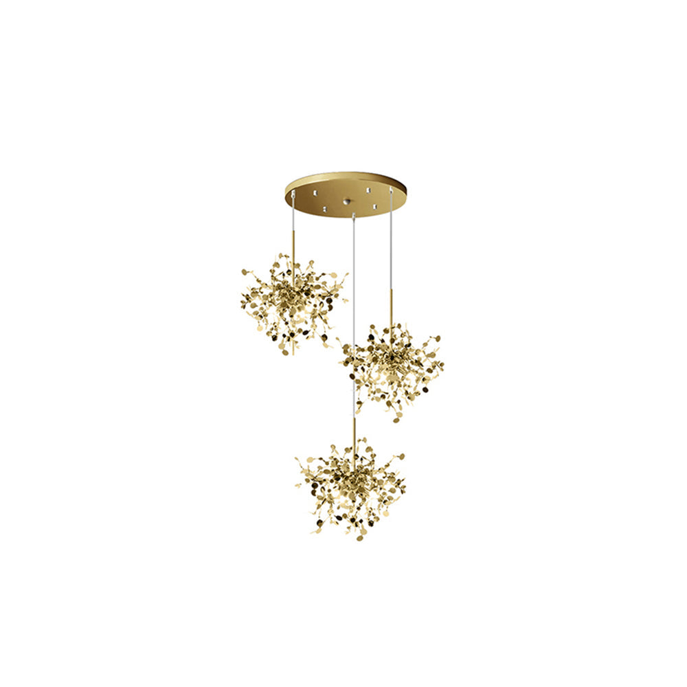 Olivia Artsy Classy Cluster Fireworks Pendant Light, Stainless steel - Lamp Copper