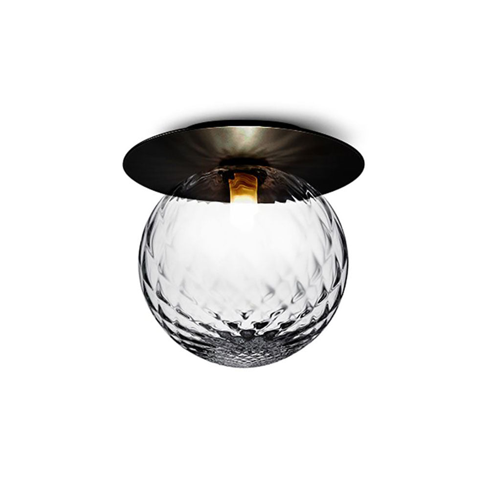 Melo Wall Lamp Chic Sphere Glass - Lamp Copper