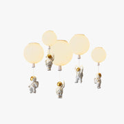 Aria Astronaut Balloon Flush Mount Ceiling Light, L 20/25/30/35cm - Lamp Copper