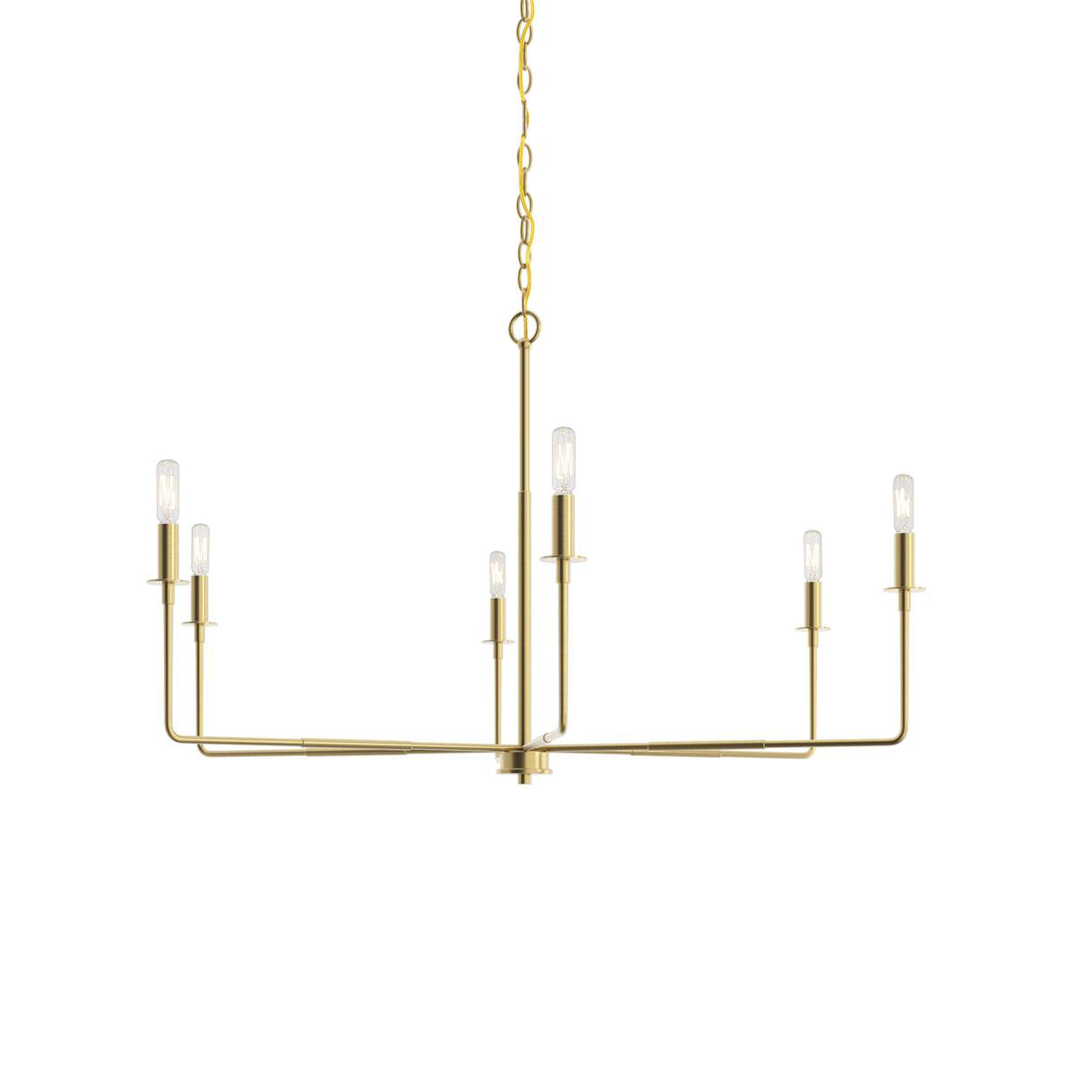 Blikuvyi Modern Industrial Minimalist Metal Chandelier - Lamp Copper