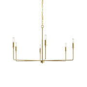 Blikuvyi Modern Industrial Minimalist Metal Chandelier - Lamp Copper