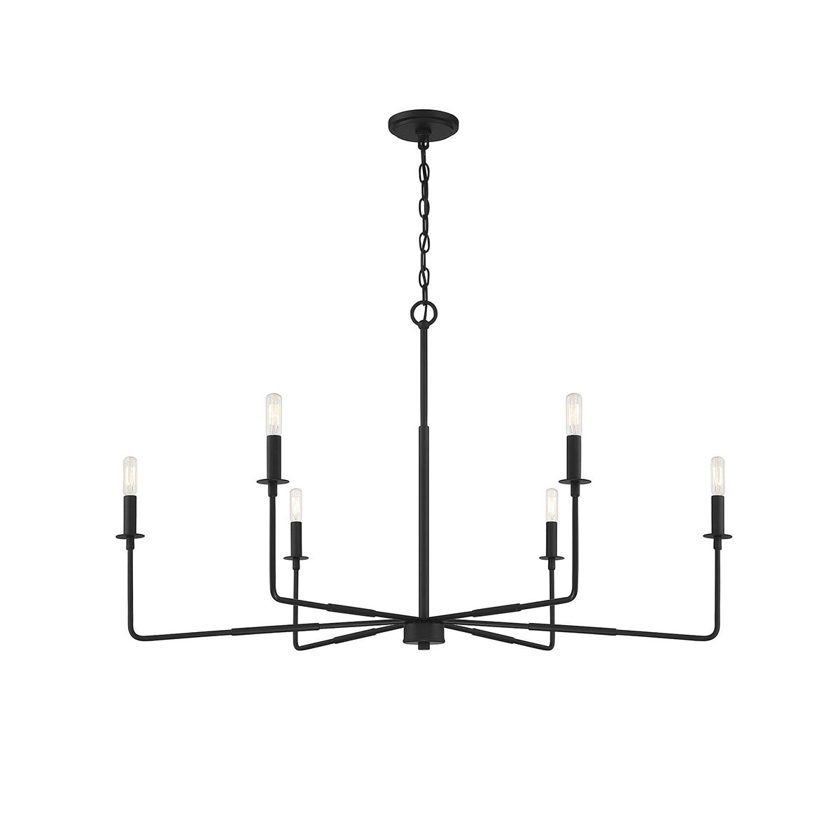 Blikuvyi Modern Industrial Minimalist Metal Chandelier - Lamp Copper