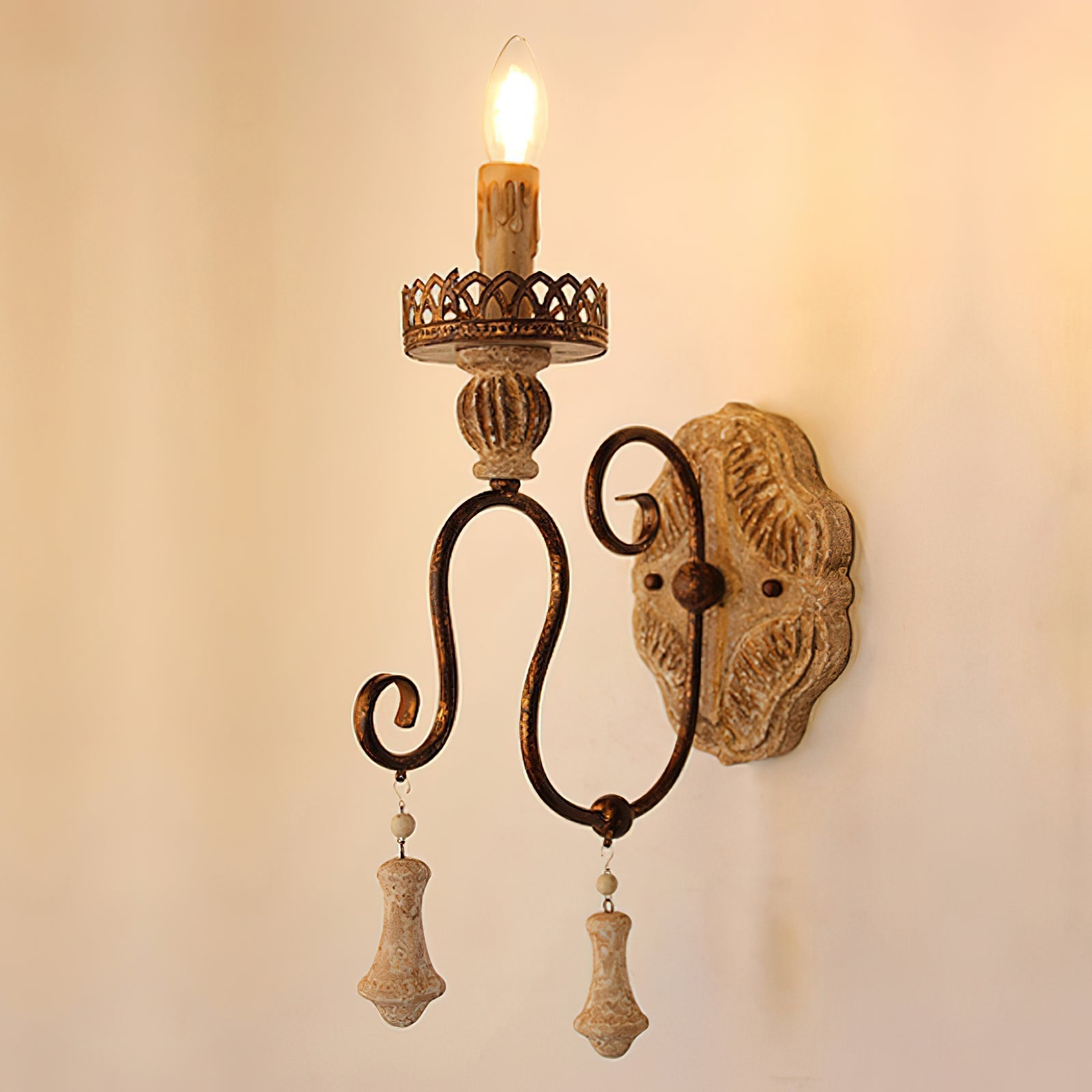 Zodorila Vintage Industrial Metal Sconce Wall Lamp - Lamp Copper