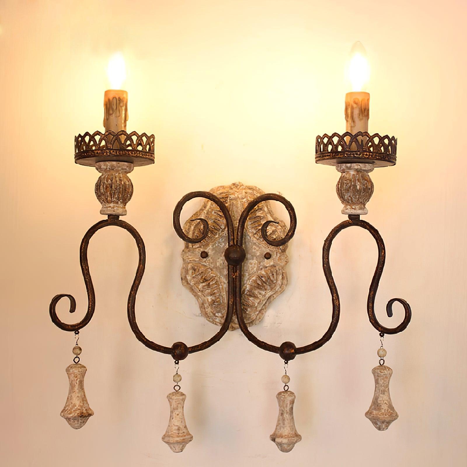 Zodorila Vintage Industrial Metal Sconce Wall Lamp - Lamp Copper