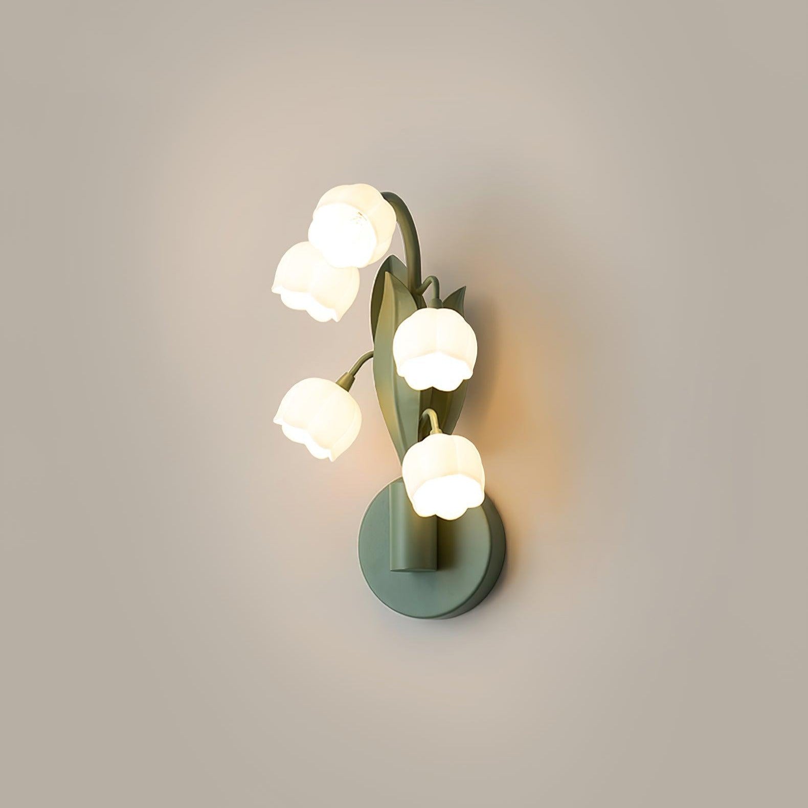 Aelis Natural Orchid Indoor Wall Lamp - Lamp Copper