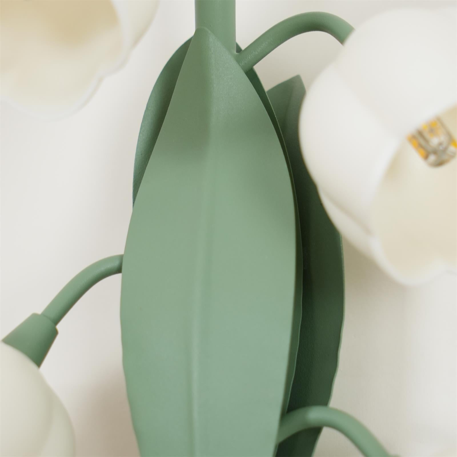 Aelis Natural Orchid Indoor Wall Lamp - Lamp Copper