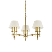 Comarion Vintage Traditional Metal Chandelier - Lamp Copper