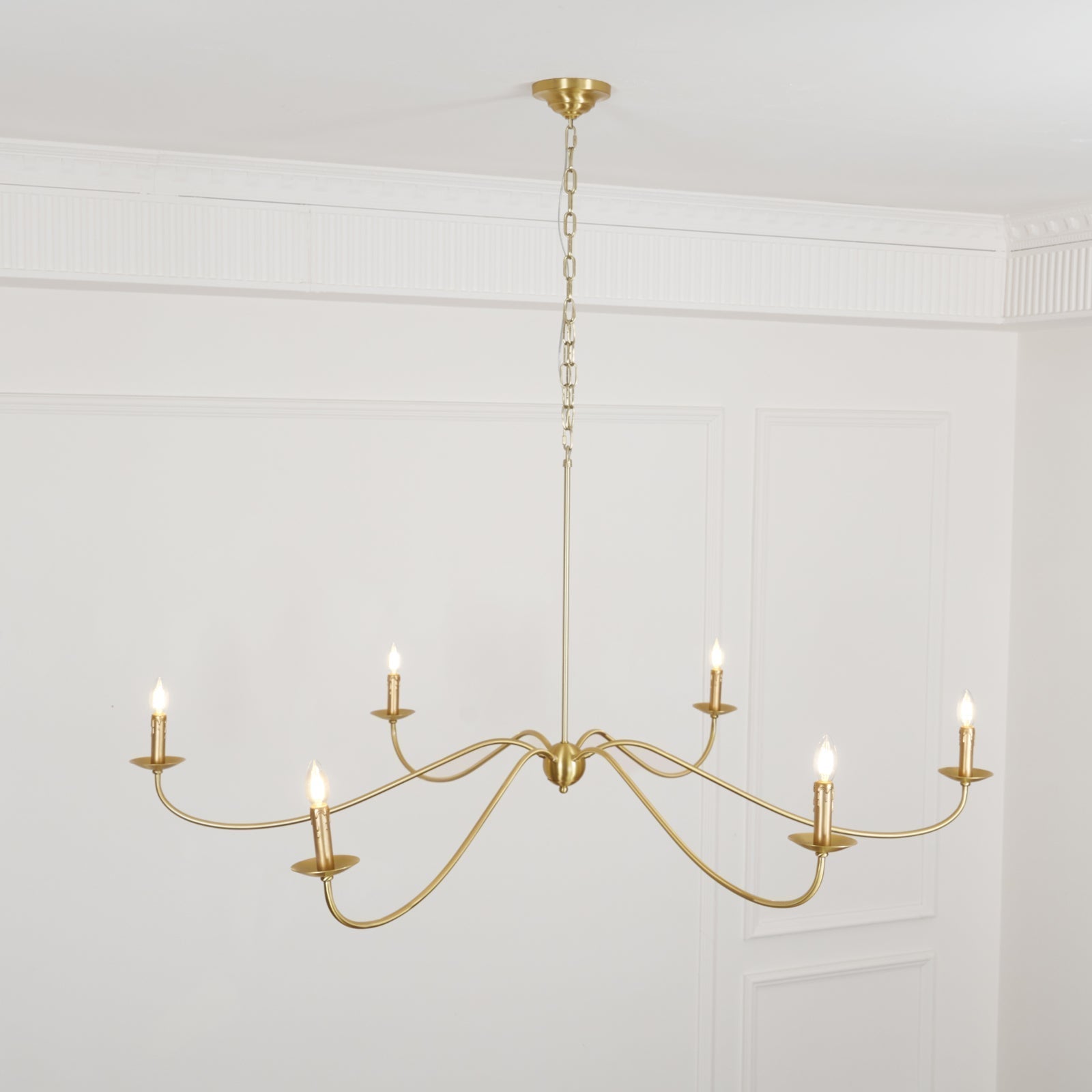 Alfred Chandeliers Candle-style Farmhouse - Lamp Copper