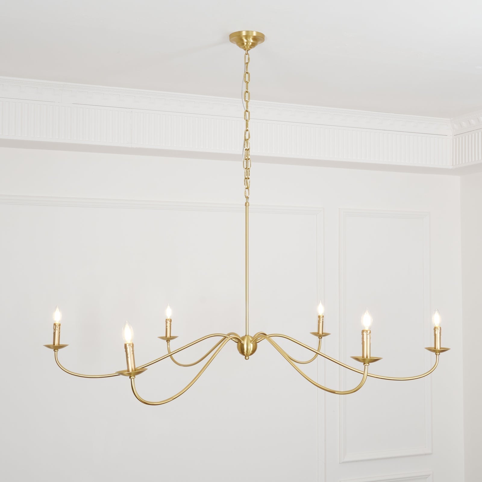 Alfred Chandeliers Candle-style Farmhouse - Lamp Copper