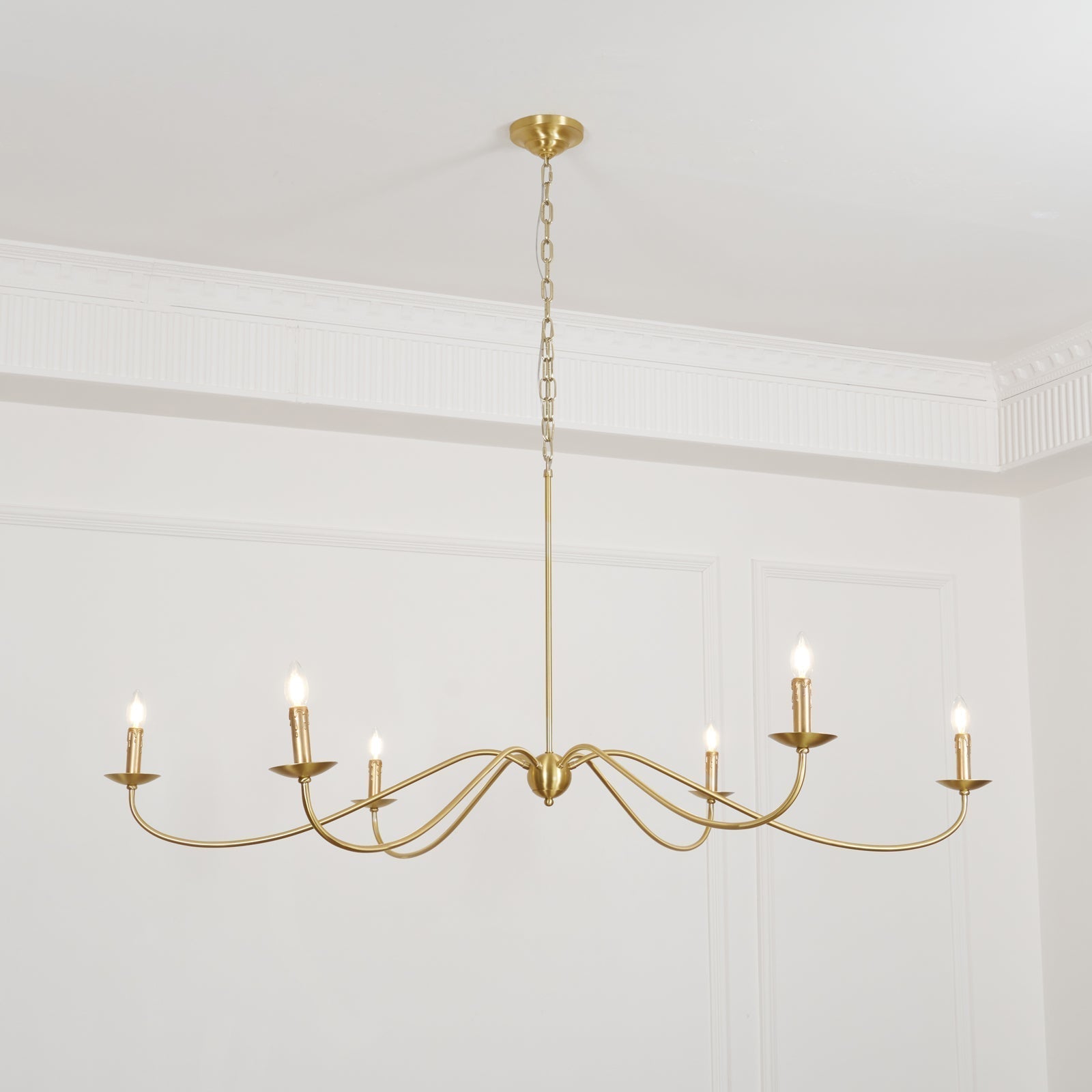 Alfred Chandeliers Candle-style Farmhouse - Lamp Copper