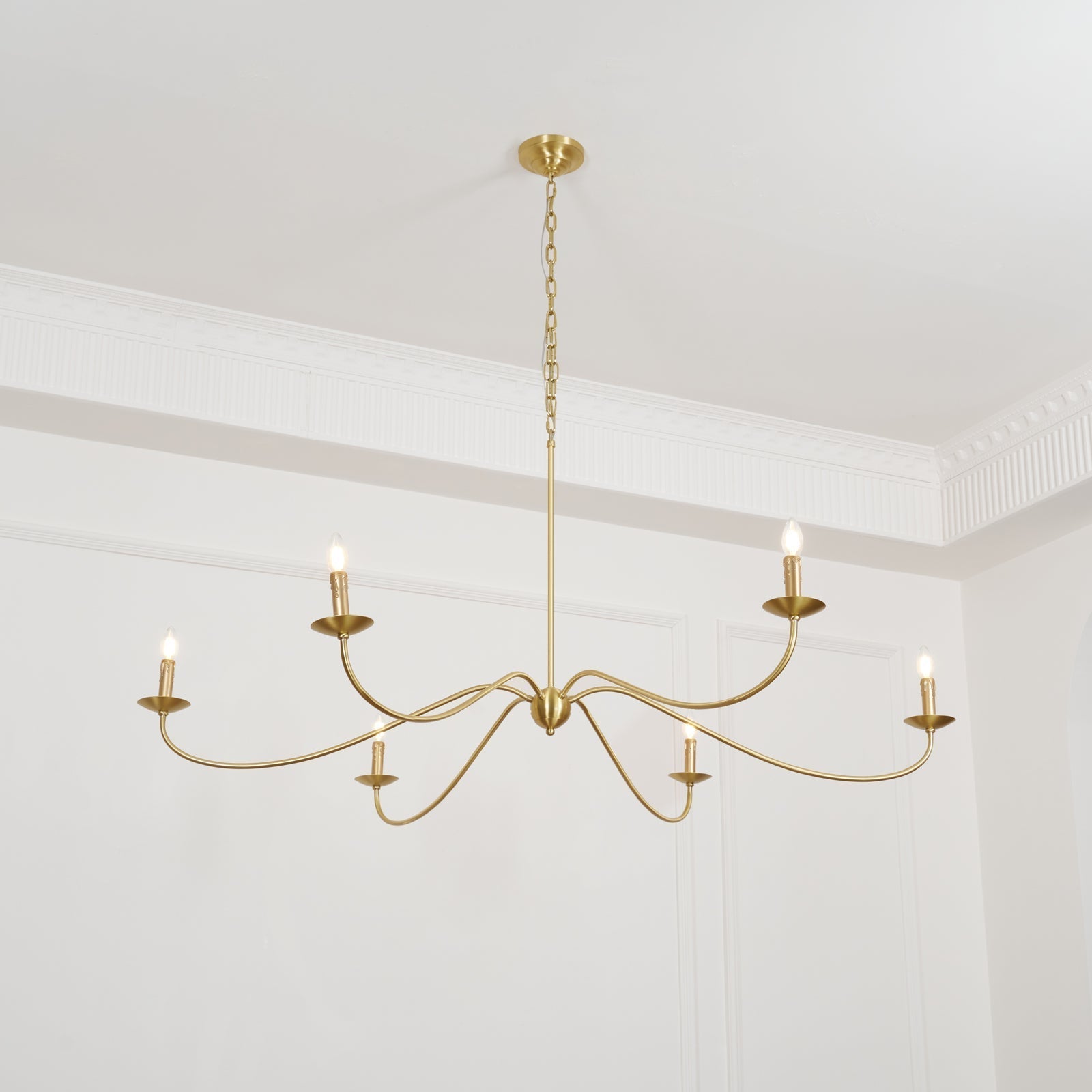 Alfred Chandeliers Candle-style Farmhouse - Lamp Copper