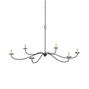 Varese Chandelier 6-Light Candle - Lamp Copper