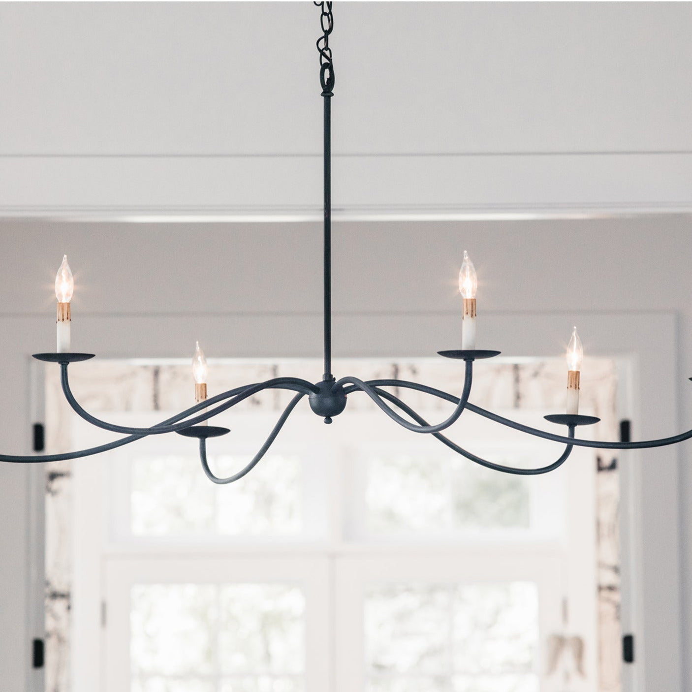 Alfred Chandeliers Candle-style Farmhouse - Lamp Copper