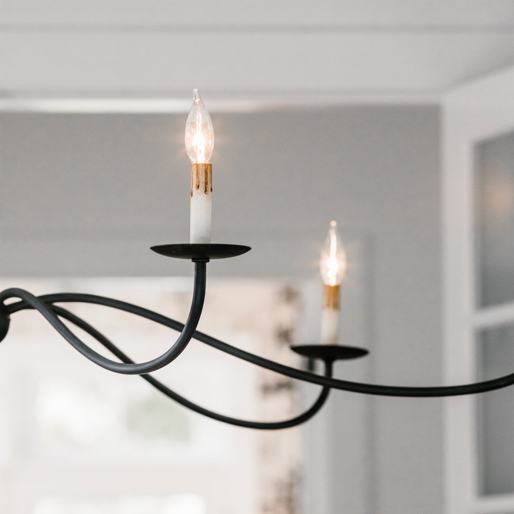 Alfred Chandeliers Candle-style Farmhouse - Lamp Copper