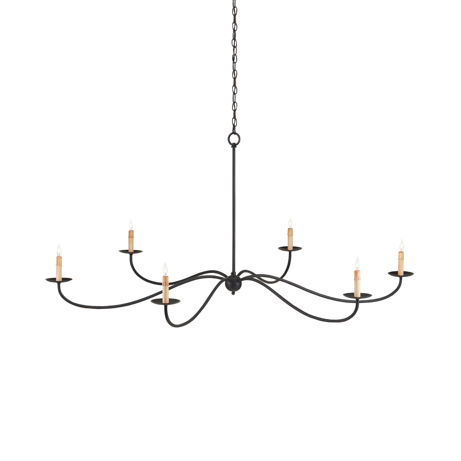 Alfred Chandeliers Candle-style Farmhouse - Lamp Copper
