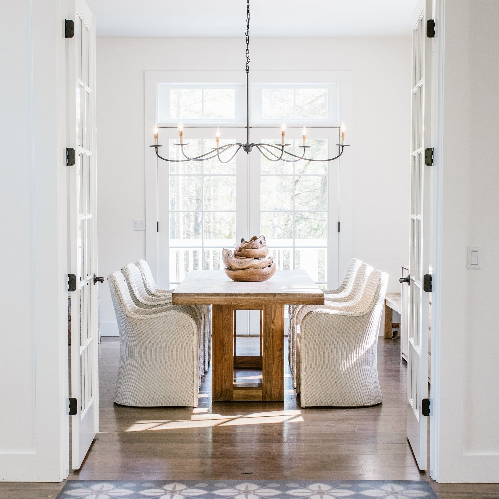 Alfred Chandeliers Candle-style Farmhouse - Lamp Copper