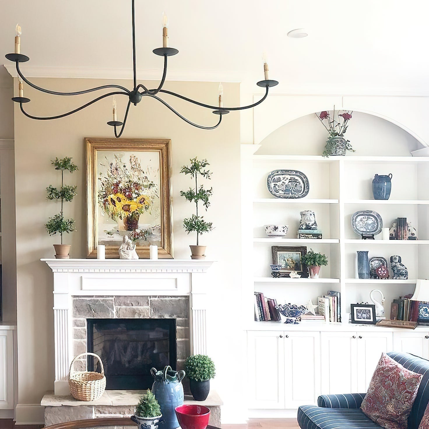 Alfred Chandeliers Candle-style Farmhouse - Lamp Copper