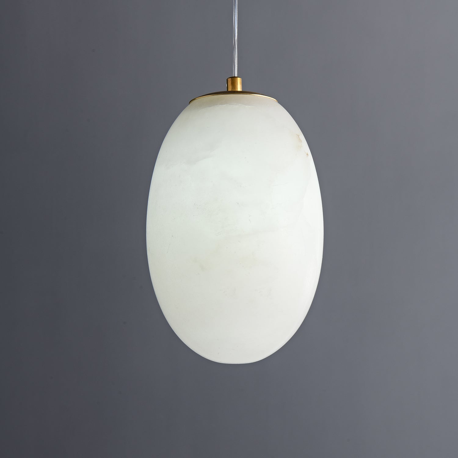 Esolisra Minimalist Alabaster Pendant Light - Lamp Copper