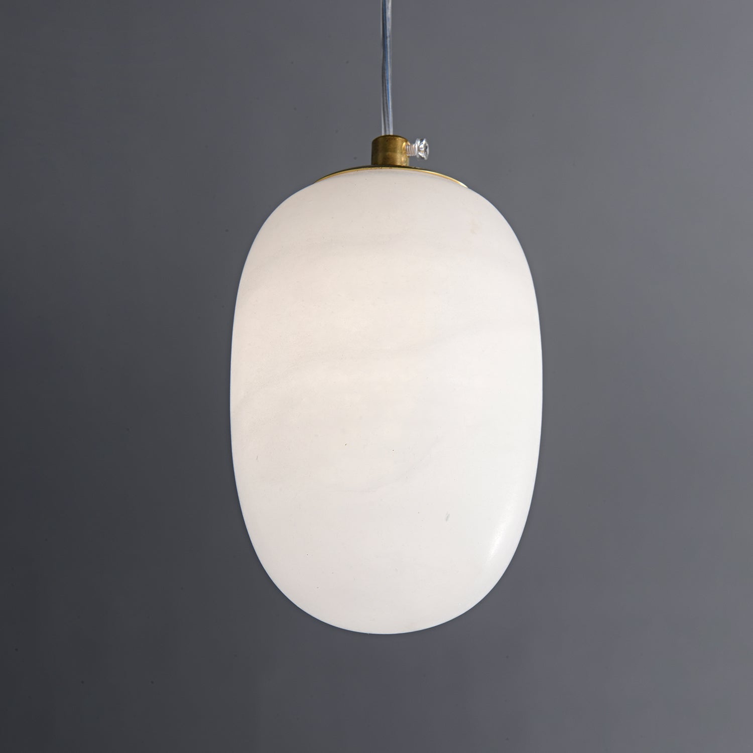 Esolisra Minimalist Alabaster Pendant Light - Lamp Copper