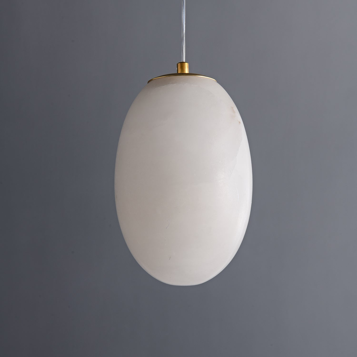 Esolisra Minimalist Alabaster Pendant Light - Lamp Copper