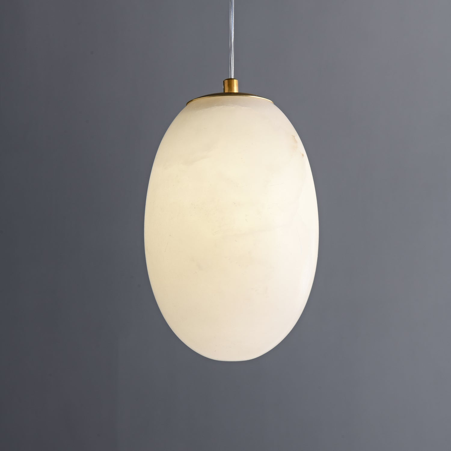 Esolisra Minimalist Alabaster Pendant Light - Lamp Copper