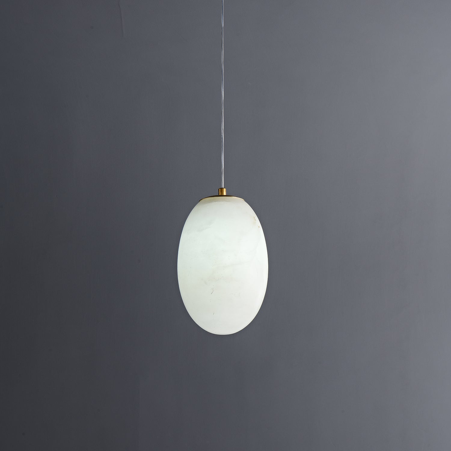 Esolisra Minimalist Alabaster Pendant Light - Lamp Copper