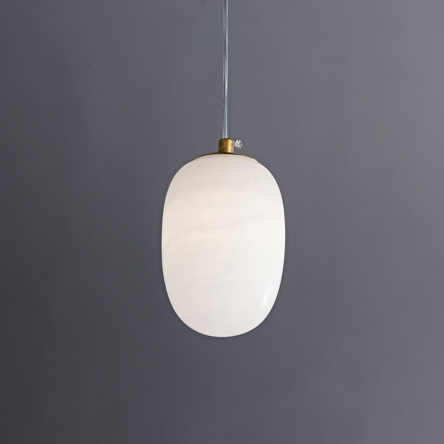 Esolisra Minimalist Alabaster Pendant Light - Lamp Copper