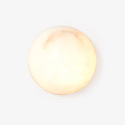 Visoliel Minimalist Alabaster Ceiling Light - Lamp Copper