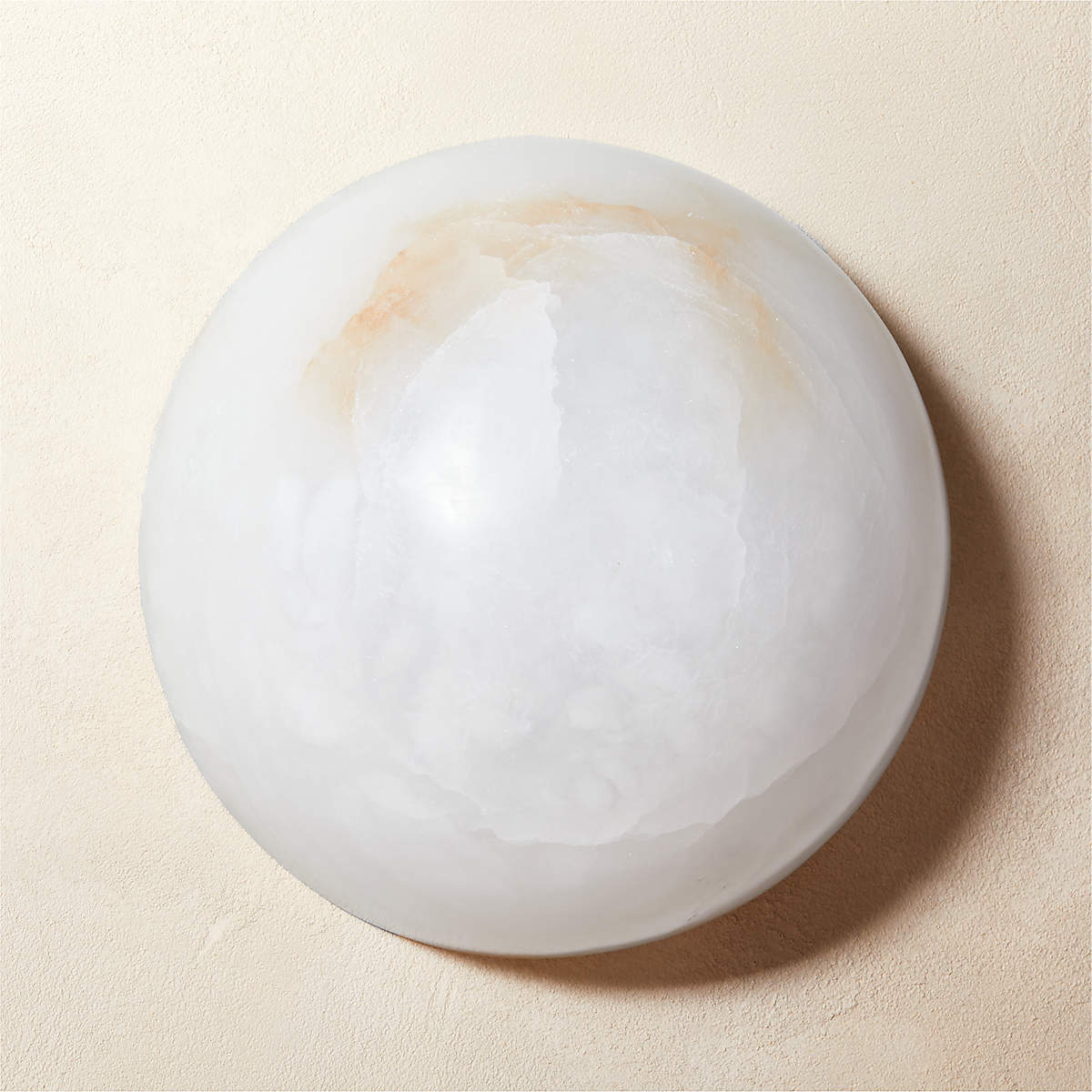 Visoliel Minimalist Alabaster Ceiling Light - Lamp Copper