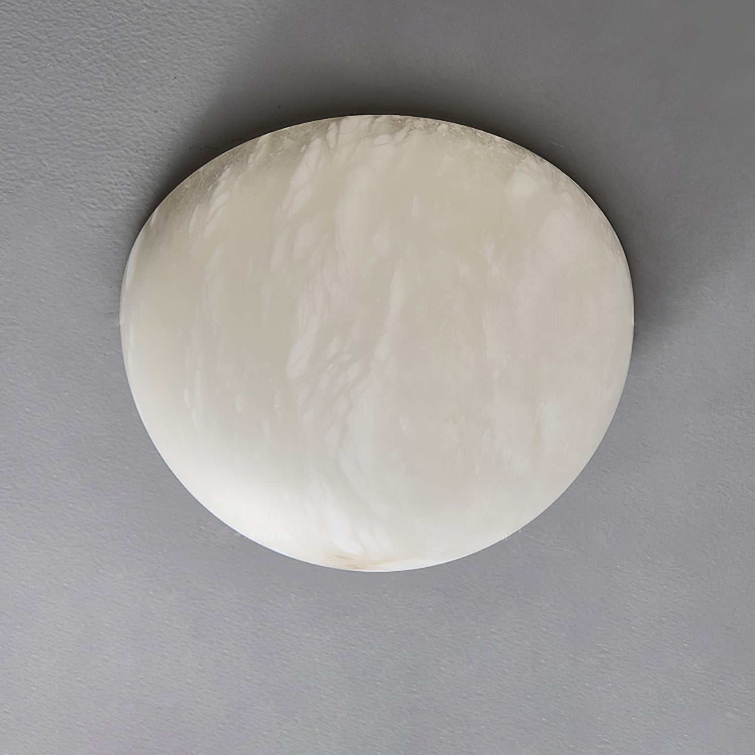 Visoliel Minimalist Alabaster Ceiling Light - Lamp Copper